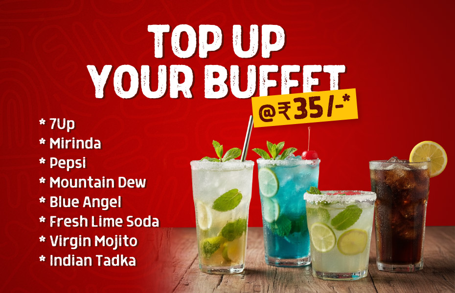 🥤 Top Up Your Buffet @ Just ₹35!